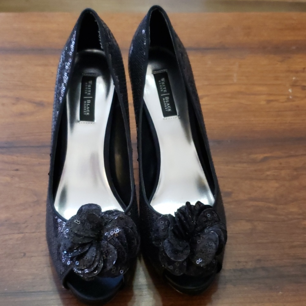 White House/Black Market Black Heels